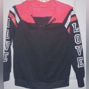 Pull-Over Sweater Top and Two Long Sleeve Blouses